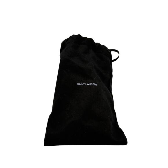 Saint Laurent Berlingo YSL Quilted Metallic Bag Charm*Brand-New w/Dustbag! Pink - Picture 3 of 8